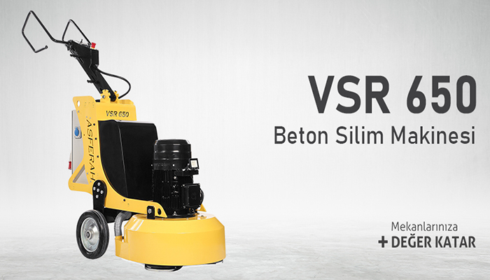 VSR 650 Beton Silim Makinesi